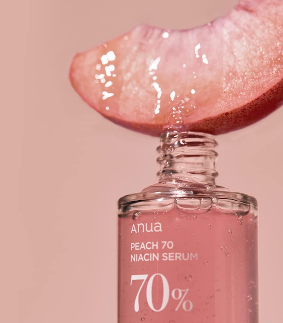 Anua Peach 70 Niacinamida - Serum Natural y Textura Suave en Cada Gota