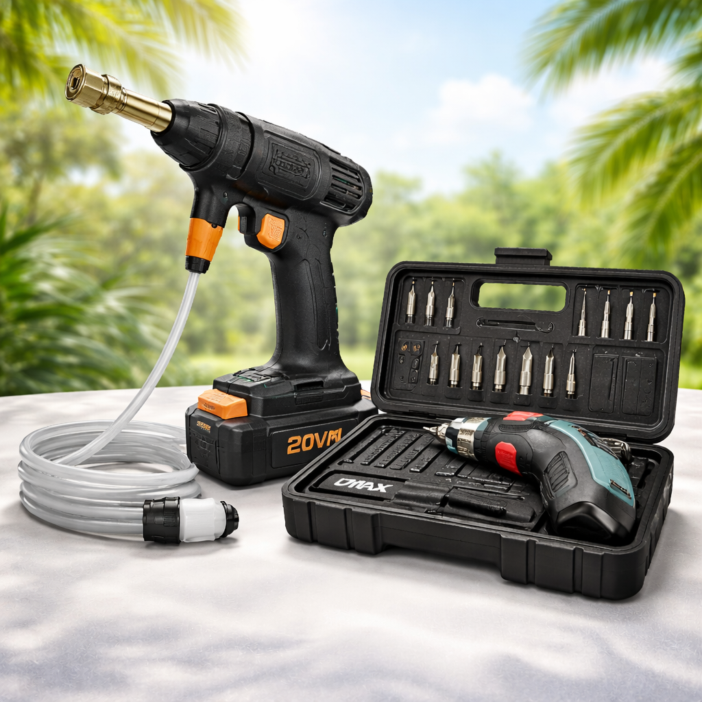 Combo PowerClean 2 en 1™   – Hidro lavadora Inalámbrica + Destornillador Eléctrico Portátil GRATIS