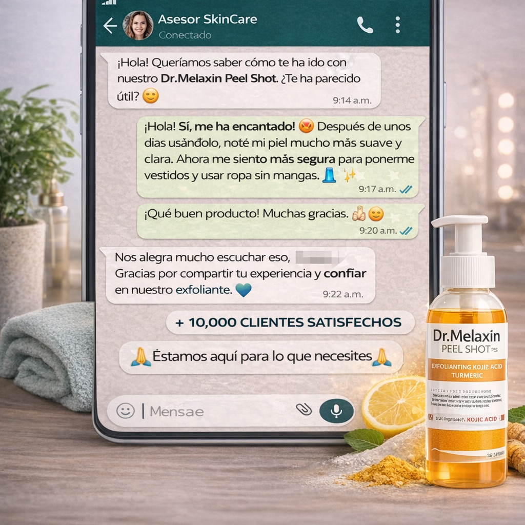 Dr. Melaxin Peel Shot – Exfoliación inteligente para una piel más suave y luminosa