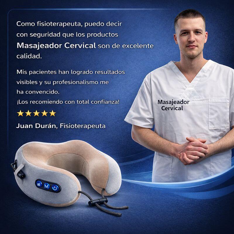 Masajeador Cervical Portátil - Un masajeador para tu cuello desde cualquier lugar